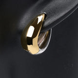 925 Silver Circle Asymmetric Earring for Women Girl Gift