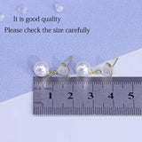 925 Silver Fan Shell Pearl Earrings for Women