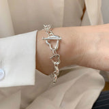 925 Silver Heart Bracelet Women All-Match Jewelry