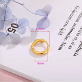 925 Silver Hoop Earring Geometric Diamond Ins Style