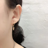 925 Sterling Silver Feather Earrings Semale Sexy Jewelry Gift