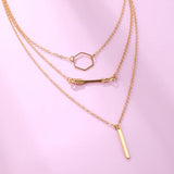 925 Sterling Silver Multilayer Arrow Pendant Necklace Women Sweater Chain