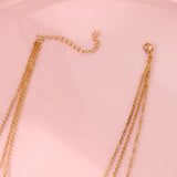 925 Sterling Silver Multilayer Arrow Pendant Necklace Women Sweater Chain