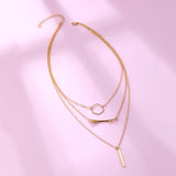 925 Sterling Silver Multilayer Arrow Pendant Necklace Women Sweater Chain