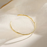 925 Silver Open Bangle Bracelet for Women Men