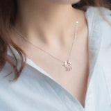 925 Silver Japanese Cloud Wishful Necklace
