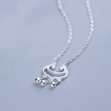 925 Silver Japanese Cloud Wishful Necklace
