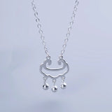 925 Silver Japanese Cloud Wishful Necklace