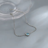 925 Silver Kitten Ears Girlfriends Crystal Bracelet
