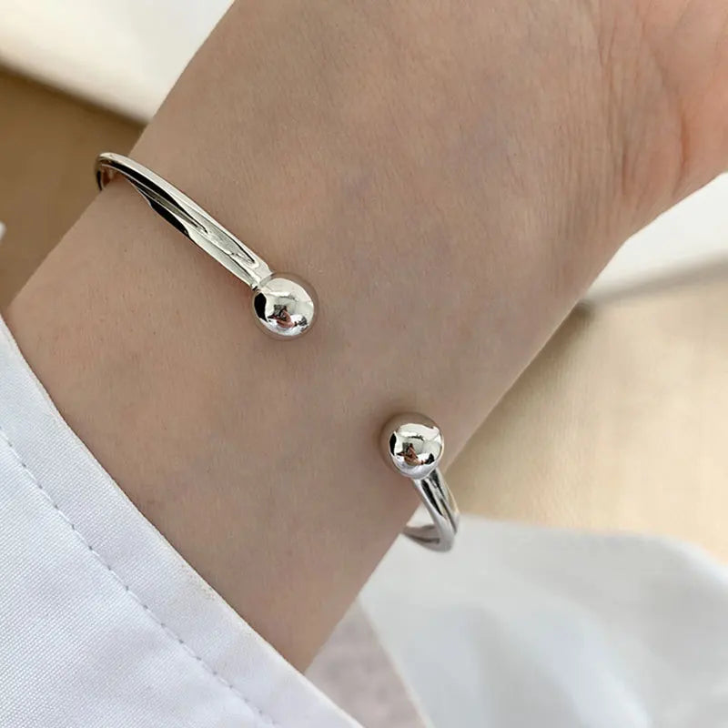 925 Silver LOVE Heart Bracelets Vintage Party Jewelry