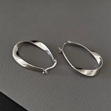 925 Sterling Silver Line Earring for Women Girl Office Versatile Jewelry