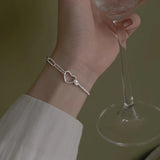 925 Silver Love Gypsophila Bracelet Cold Wind Bracelet Girls Jewelry