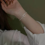 925 Silver Love Gypsophila Bracelet Cold Wind Bracelet Girls Jewelry
