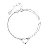 925 Silver Love Gypsophila Bracelet Cold Wind Bracelet Girls Jewelry