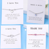 925 Silver Love Heart Bracelet - Birthday Friendship Wish