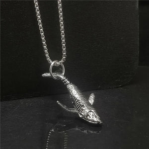 925 Silver Ocean Style Whale Pendant Necklace For Men Women
