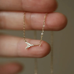 925 Silver Paris Tower Pendant Necklace Women Clavicle Chain