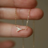 925 Silver Paris Tower Pendant Necklace Women Clavicle Chain