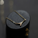 925 Silver Paris Tower Pendant Necklace Women Clavicle Chain