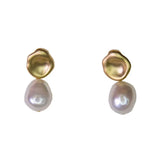 925 Silver Pearl Earrings For Women Ins Elegant Ear Studs