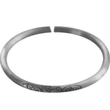 925 Sterling Silver Retro Pattern Bracelet For Women
