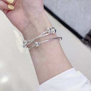 925 Sterling Silver Multi-layer Bracelet for Women