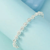 925 Silver Bracelet Hollow Ball Women Jewelry Party Gift