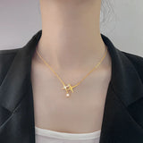 925 Sterling Silver Star And Moon Pendant Necklace For Women