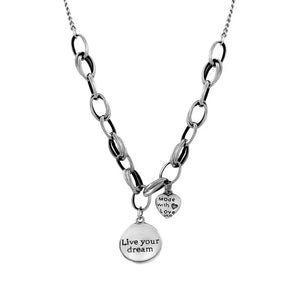 925 Silver Star Smiley Pendant Necklace Personality Retro Jewelry