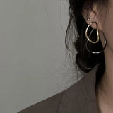 925 Silver Stud Earrings Vintage Irregular Geometric Party Jewelry