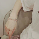 925 Sterling Silver Thick Chain Bracelet TO Buckle Thai Silver Bracelet