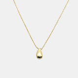 925 Silver Water Drop Pendant Necklace Women Jewelry