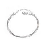 925 Silver 3-layer Small Fresh Bracelet for Women