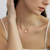 Classical Zircon Earring Necklace Set - 925 Sterling Silver