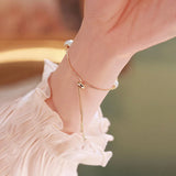 Hetian Jade Bracelet Lucky Character Beading Jewelry Gift