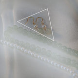 Hetian Jade Earrings for Women Girls Round pearl Jewelry