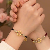 Red String Hetian Jade Bracelets for Women Frosted Jewelry