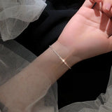 Silver Gypsophila Bracelet for Her