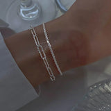 Silver Gypsophila Bracelet for Her