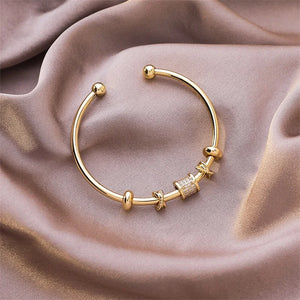 Sterling Silver Cylinder Cuff Bracelet for Girlfriends