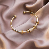 Sterling Silver Cylinder Cuff Bracelet for Girlfriends