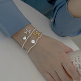 Sterling Silver Balloon Dog Bracelet with Round Bead Jewelry