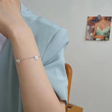 Sterling Silver Love Bracelet Heart Shaped Jewelry Gift