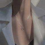 Sterling Silver Love Cupid Arrow Diamond Pendant Necklace