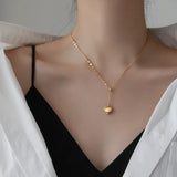 Sterling Silver Heart Necklace For Women Halloween Party