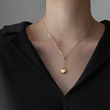 Sterling Silver Heart Necklace For Women Halloween Party