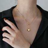 Sterling Silver Heart Necklace For Women Halloween Party