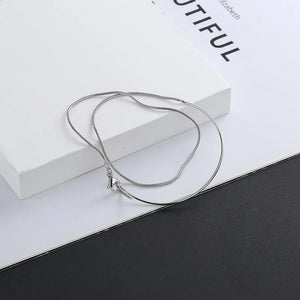 Snake Bone Chain Double Bracelet Sterling Silver Jewelry Gift
