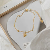 Heart Pendant Anklet for Halloween Party