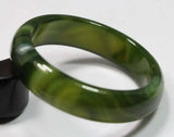 Rare Natural Dark Green Jadeite Stone Bracelet Bangle